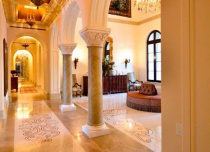 Облицовка колонн мрамором