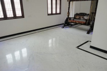 Пол из мрамора для спальни